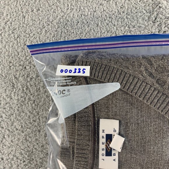 NEW Joseph Abboud Sweater Mens XL Brown Merino Wool Blend Pullover Cable Knit - Picture 11 of 11